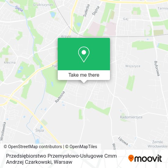 Przedsiębiorstwo Przemysłowo-Usługowe Cmm Andrzej Czarkowski map