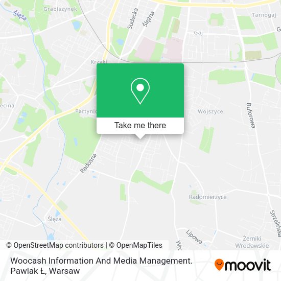 Woocash Information And Media Management. Pawlak Ł map