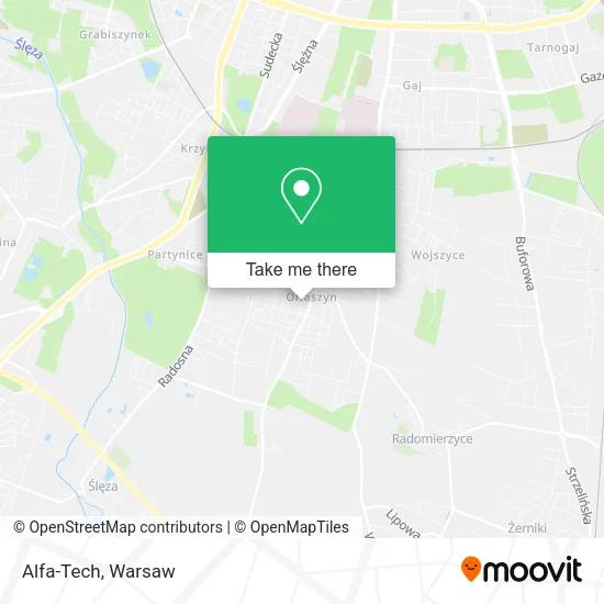 Alfa-Tech map