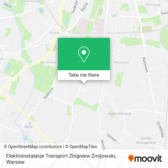 Карта Elektroinstalacje Transport Zbigniew Żmijowski