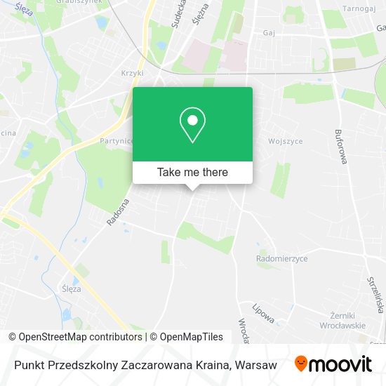 Punkt Przedszkolny Zaczarowana Kraina map