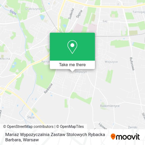 Mariaz Wypozyczalnia Zastaw Stolowych Rybacka Barbara map