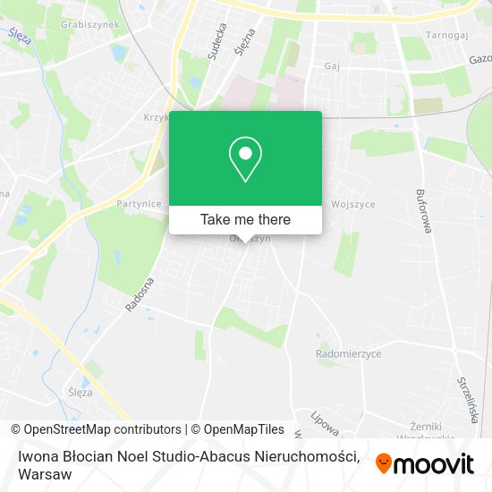 Iwona Błocian Noel Studio-Abacus Nieruchomości map