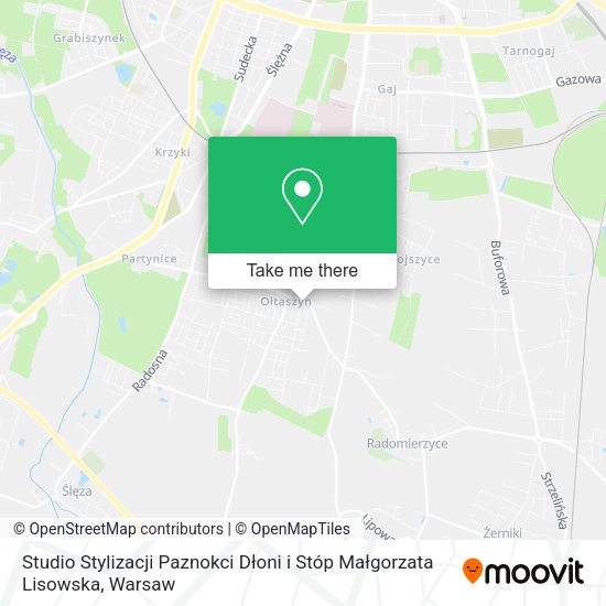 Studio Stylizacji Paznokci Dłoni i Stóp Małgorzata Lisowska map