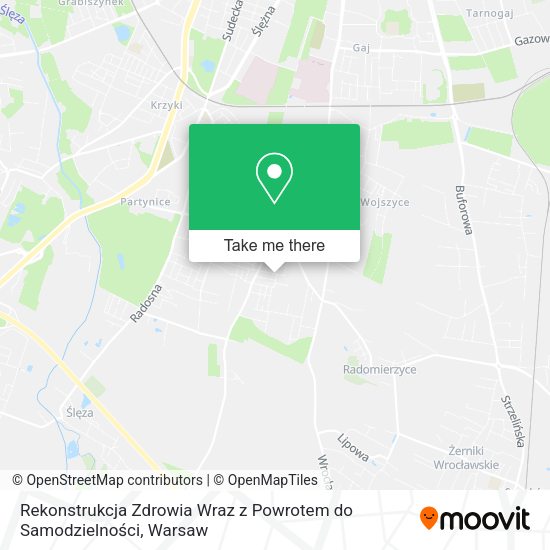 Rekonstrukcja Zdrowia Wraz z Powrotem do Samodzielności map