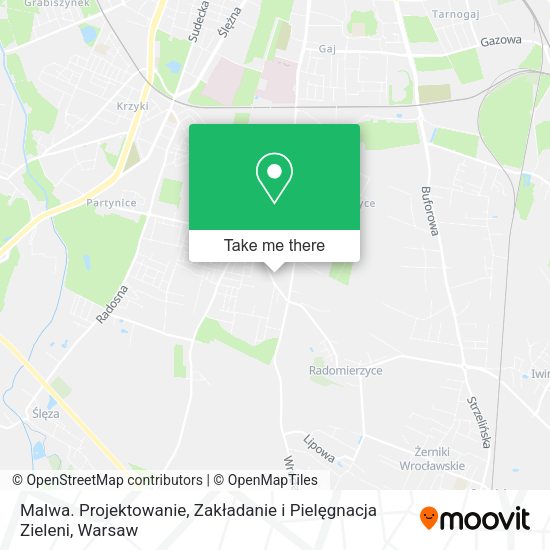 Malwa. Projektowanie, Zakładanie i Pielęgnacja Zieleni map