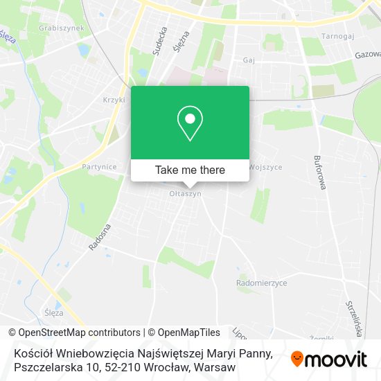 Kościół Wniebowzięcia Najświętszej Maryi Panny, Pszczelarska 10, 52-210 Wrocław map