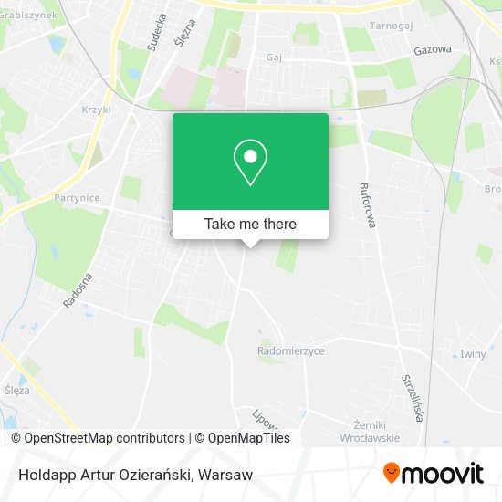 Holdapp Artur Ozierański map