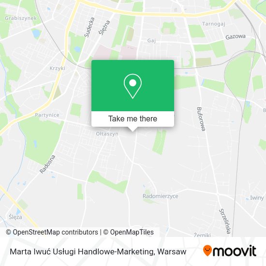 Marta Iwuć Usługi Handlowe-Marketing map