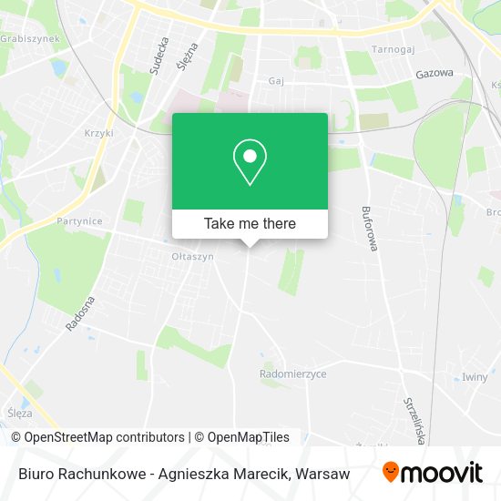 Biuro Rachunkowe - Agnieszka Marecik map