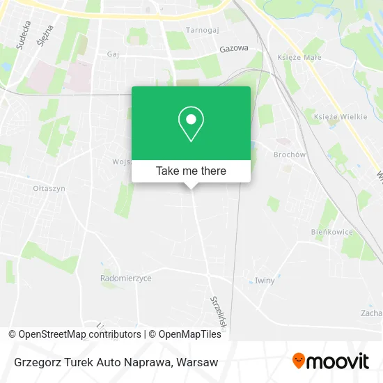 Карта Grzegorz Turek Auto Naprawa