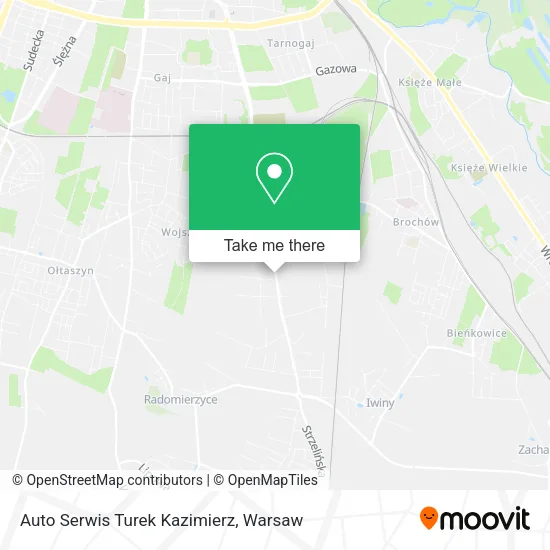 Карта Auto Serwis Turek Kazimierz