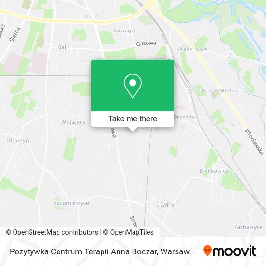 Pozytywka Centrum Terapii Anna Boczar map