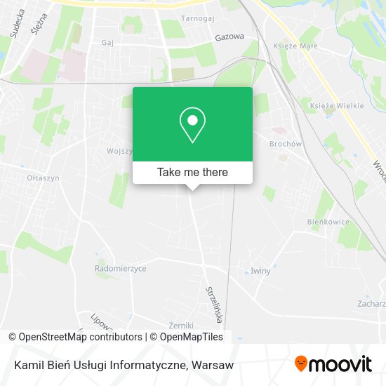 Kamil Bień Usługi Informatyczne map