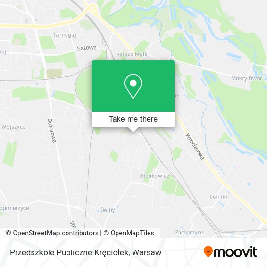 Przedszkole Publiczne Kręciołek map