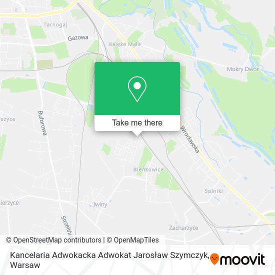 Kancelaria Adwokacka Adwokat Jarosław Szymczyk map