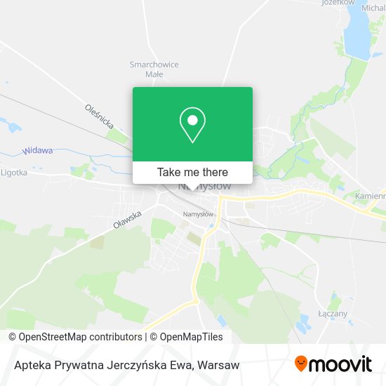 Карта Apteka Prywatna Jerczyńska Ewa