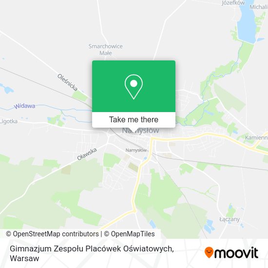 Gimnazjum Zespołu Placówek Oświatowych map