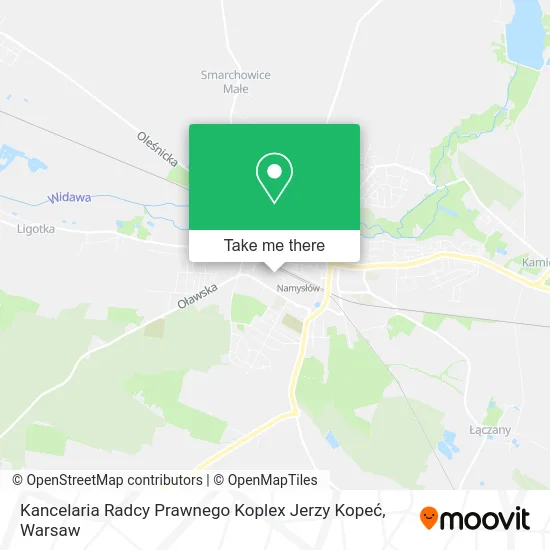 Kancelaria Radcy Prawnego Koplex Jerzy Kopeć map