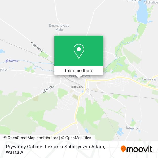 Prywatny Gabinet Lekarski Sobczyszyn Adam map