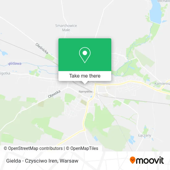 Карта Gielda - Czysciwo Iren