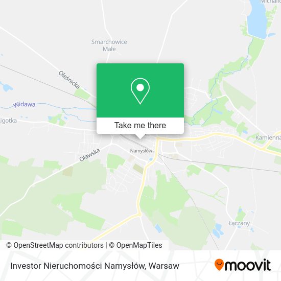 Investor Nieruchomości Namysłów map