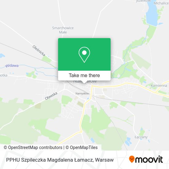 PPHU Szpileczka Magdalena Łamacz map