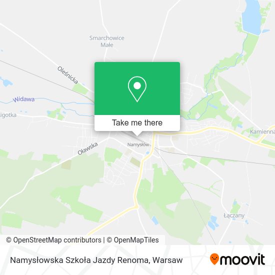 Namysłowska Szkoła Jazdy Renoma map