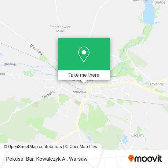 Карта Pokusa. Bar. Kowalczyk A.