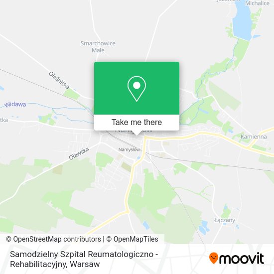 Samodzielny Szpital Reumatologiczno - Rehabilitacyjny map