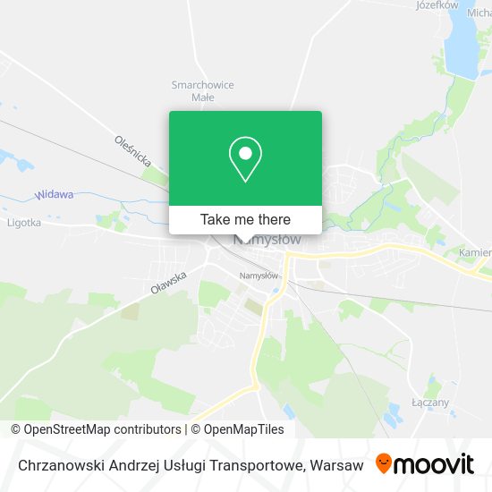 Chrzanowski Andrzej Usługi Transportowe map