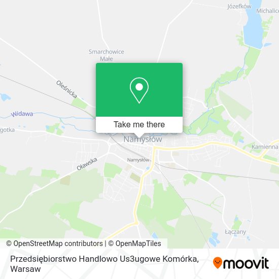 Карта Przedsiębiorstwo Handlowo Us3ugowe Komórka