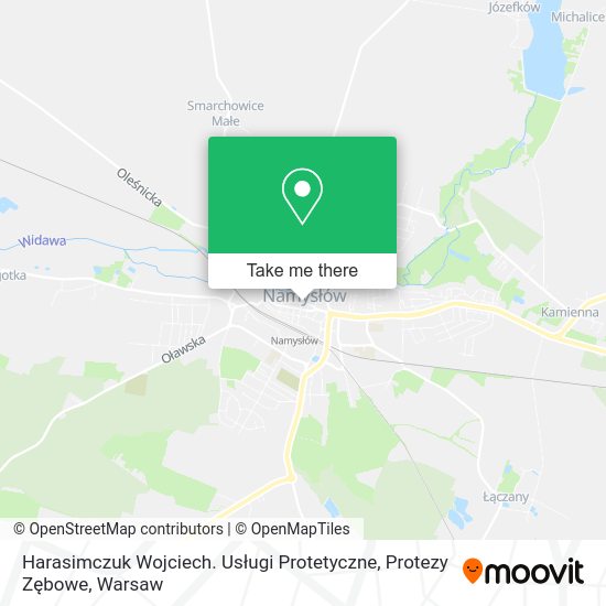 Harasimczuk Wojciech. Usługi Protetyczne, Protezy Zębowe map