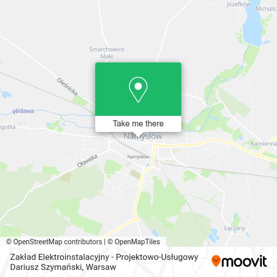 Zakład Elektroinstalacyjny - Projektowo-Usługowy Dariusz Szymański map