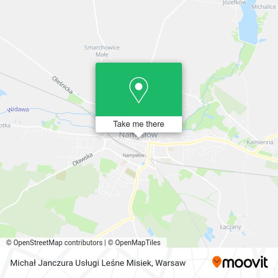 Michał Janczura Usługi Leśne Misiek map