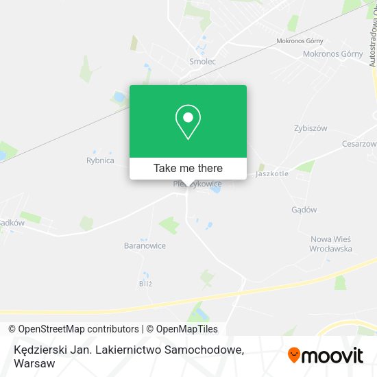 Kędzierski Jan. Lakiernictwo Samochodowe map