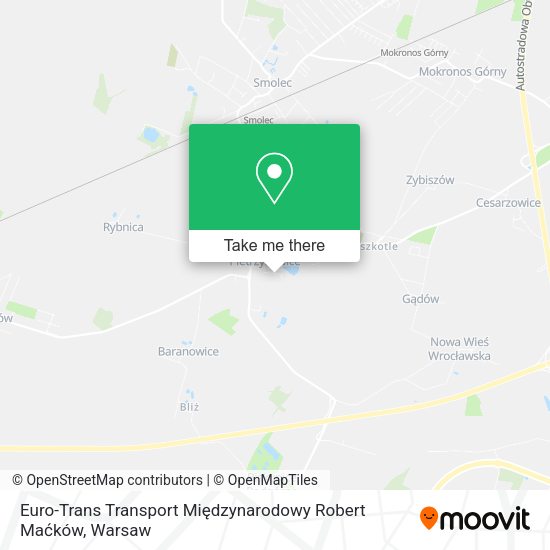 Карта Euro-Trans Transport Międzynarodowy Robert Maćków