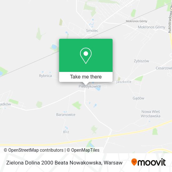 Zielona Dolina 2000 Beata Nowakowska map