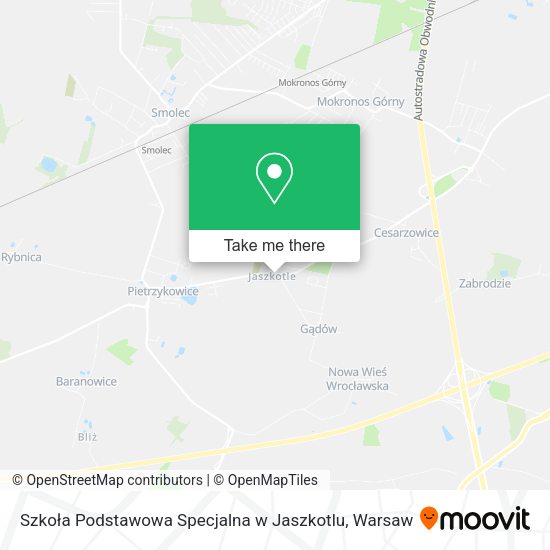 Szkoła Podstawowa Specjalna w Jaszkotlu map