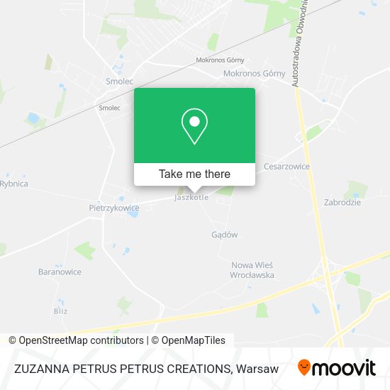 ZUZANNA PETRUS PETRUS CREATIONS map