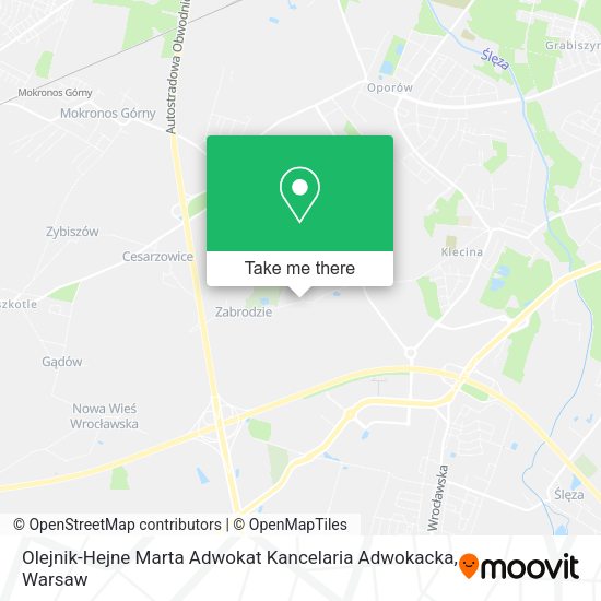 Olejnik-Hejne Marta Adwokat Kancelaria Adwokacka map