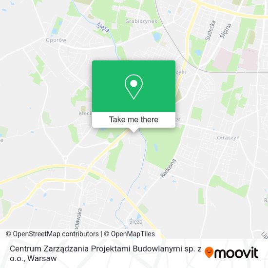 Centrum Zarządzania Projektami Budowlanymi sp. z o.o. map