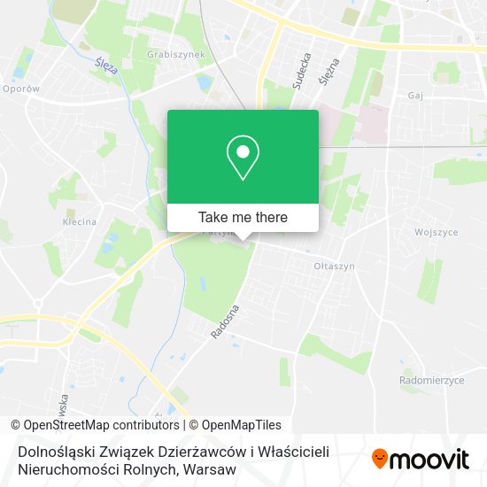 Dolnośląski Związek Dzierżawców i Właścicieli Nieruchomości Rolnych map