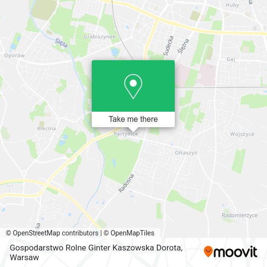 Gospodarstwo Rolne Ginter Kaszowska Dorota map