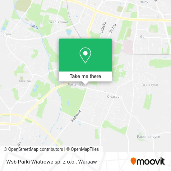 Карта Wsb Parki Wiatrowe sp. z o.o.