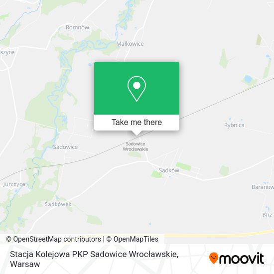 Stacja Kolejowa PKP Sadowice Wrocławskie map