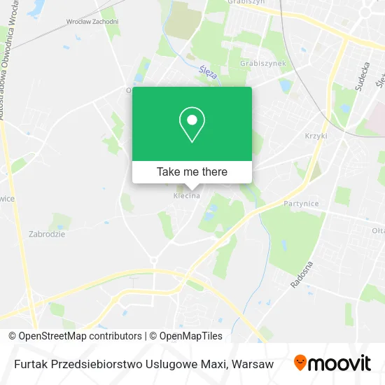 Карта Furtak Przedsiebiorstwo Uslugowe Maxi