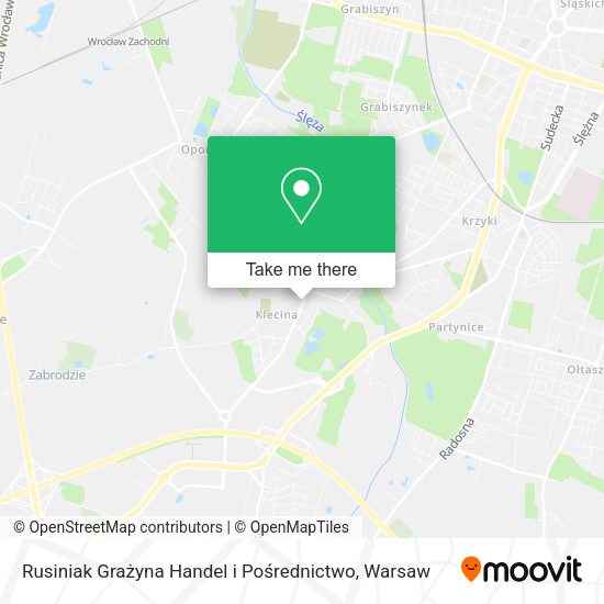 Rusiniak Grażyna Handel i Pośrednictwo map