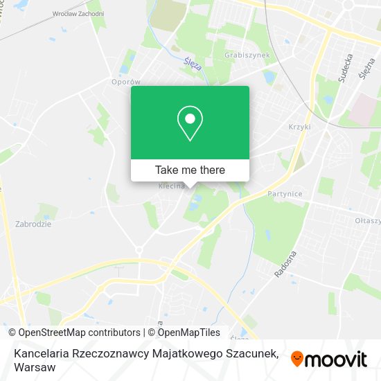 Kancelaria Rzeczoznawcy Majatkowego Szacunek map