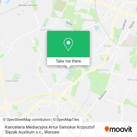 Kancelaria Mediacyjna Artur Samokar Krzysztof Ślęzak Auxilium s.c. map